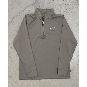 Cutter & Buck Men's Carolina Panthers Performance Golf Quarter Zip Sz M NFL